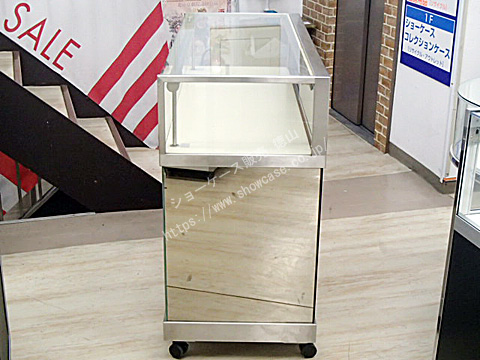 レア‼️ 輪切り　テーブル　アンティーク　中古品 リサイクル・アウトレット・中古/木製カウンターケース 宝飾