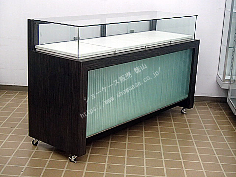 リサイクル・アウトレット・中古/木製カウンターケース 宝飾